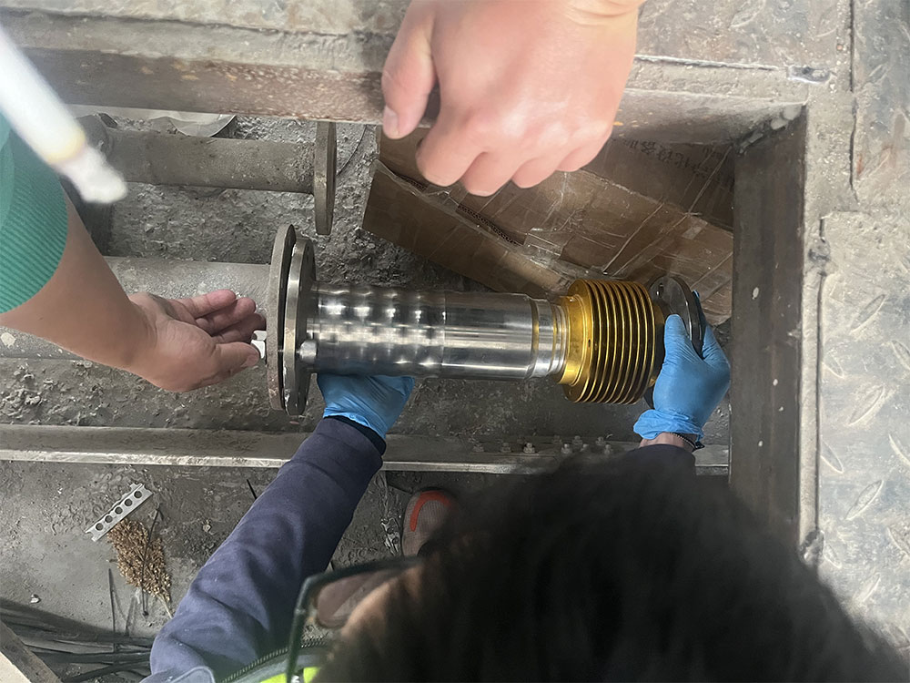 上上電纜公司現(xiàn)場(chǎng)安裝圖示